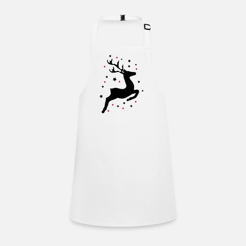 leaping reindeer Children's Apron