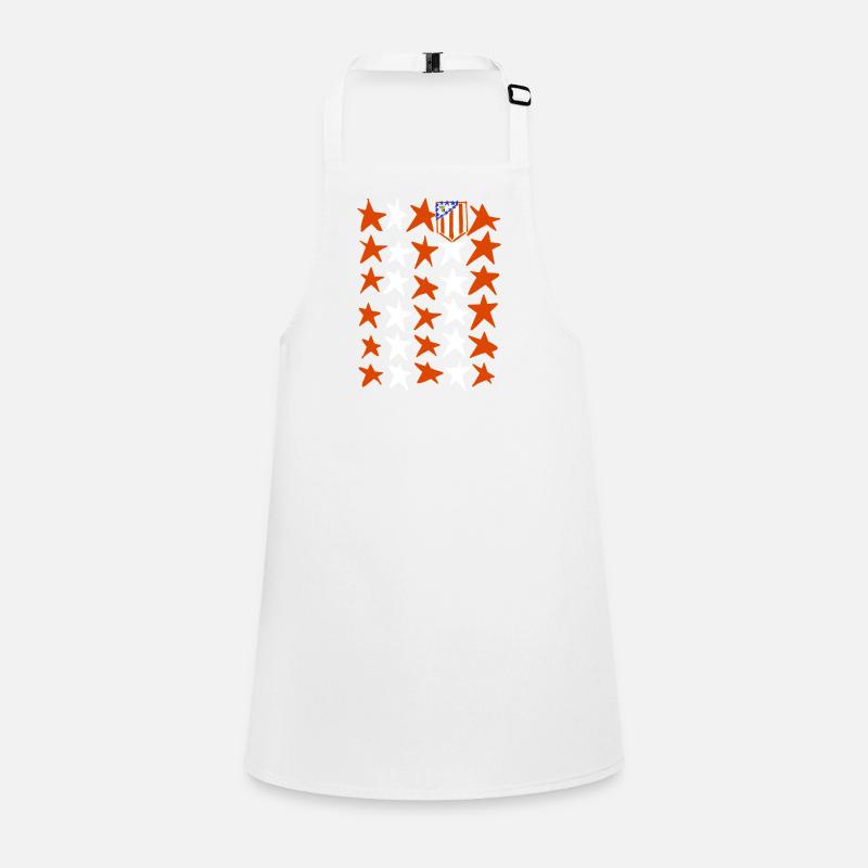 Étoiles rouges et blanches Tablier Enfant