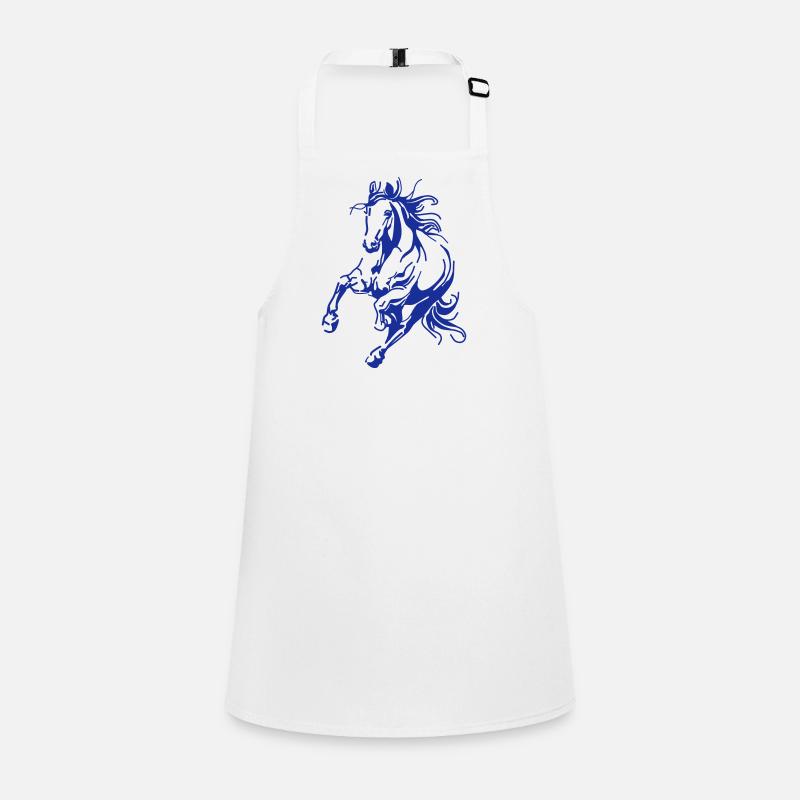 The running horse in a timelessly beautiful design Children's Apron