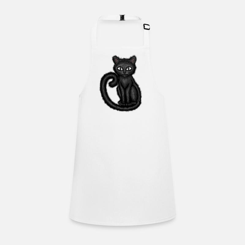 Chat noir 🐈 ⬛️ Tablier Enfant
