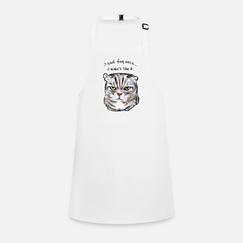 Jasper doesn't like to laugh Children's Apron
