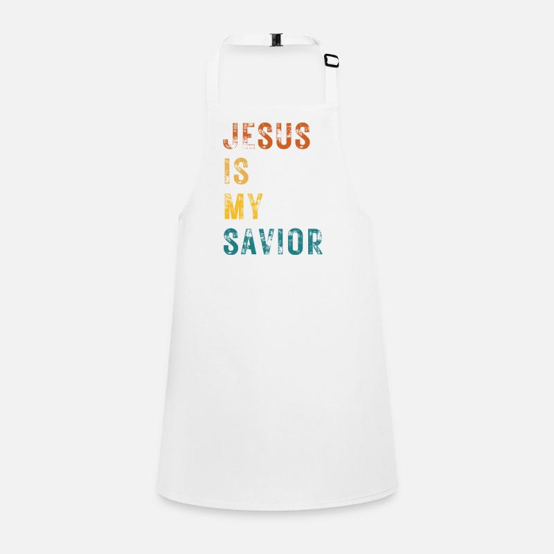 Jesus is my savior Schürze für Kinder