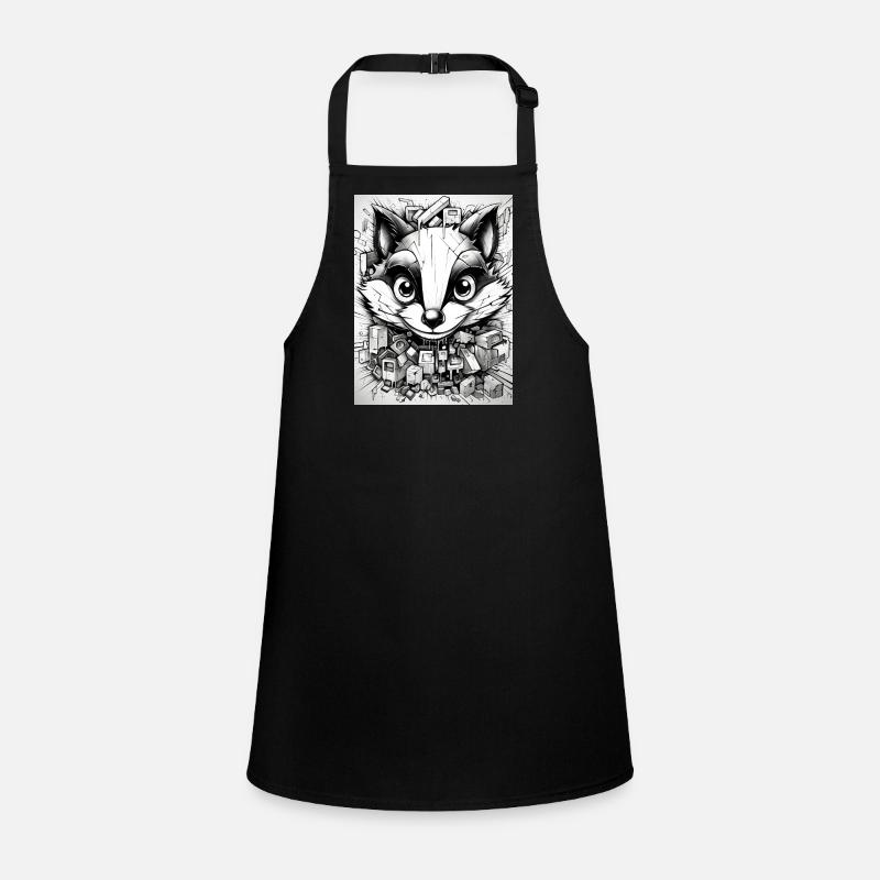 [] Magie joyeuse du raton laveur Tablier Enfant