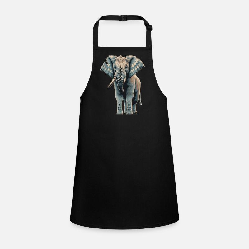 Blue Elephant Children's Apron