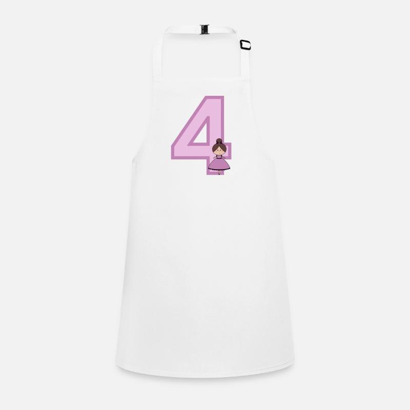 Numéro 4 Tablier Enfant