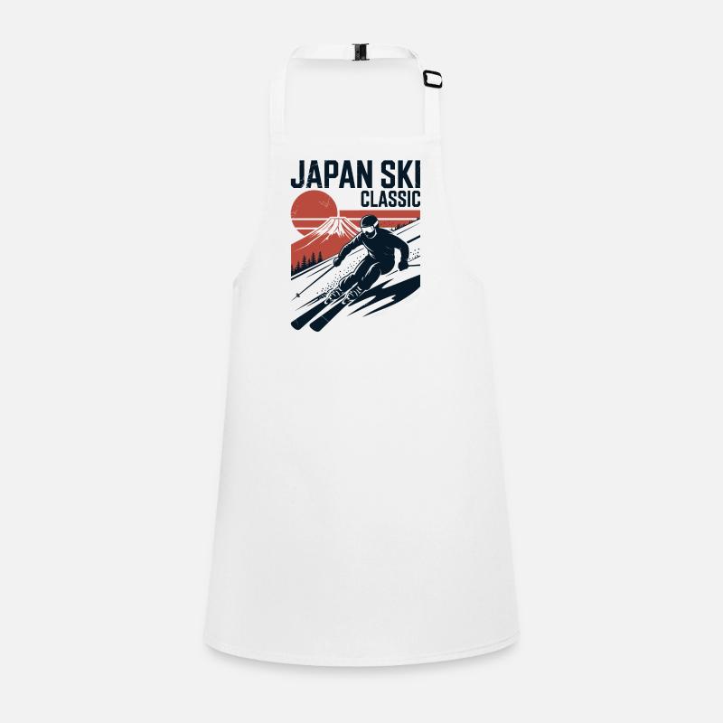 Japan Ski Classic Design rétro Tablier Enfant