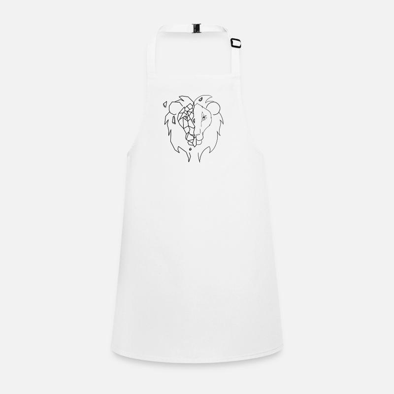 Stylized lion head Children's Apron