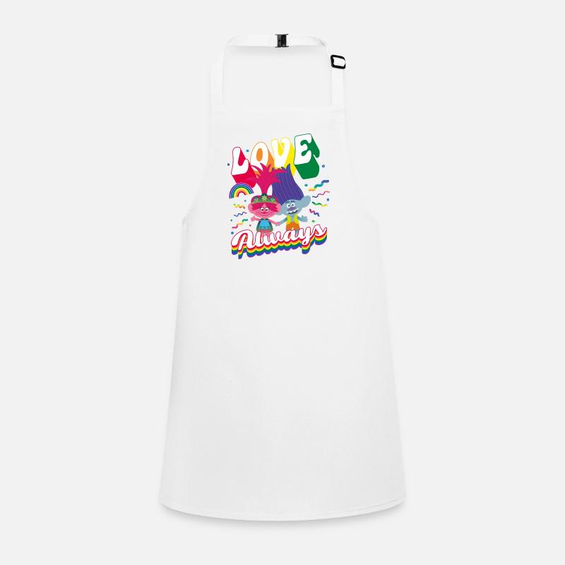 Trolls Love Always Rainbow Colours Children's Apron