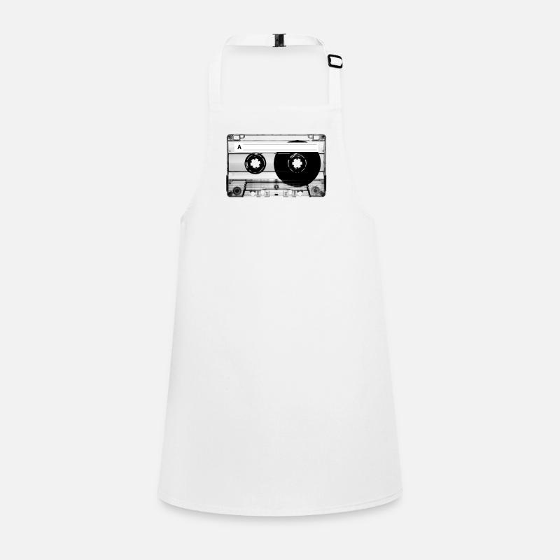 k7 - Tablier Enfant - blanc