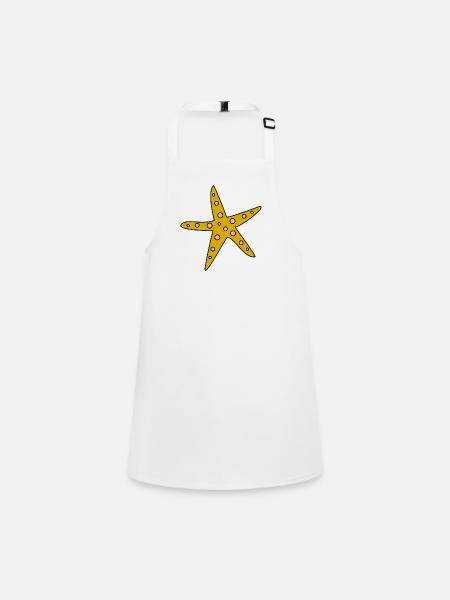 STARFISH. LONG LIVE THE HOLIDAYS. holiday - Children's Apron - white - Front