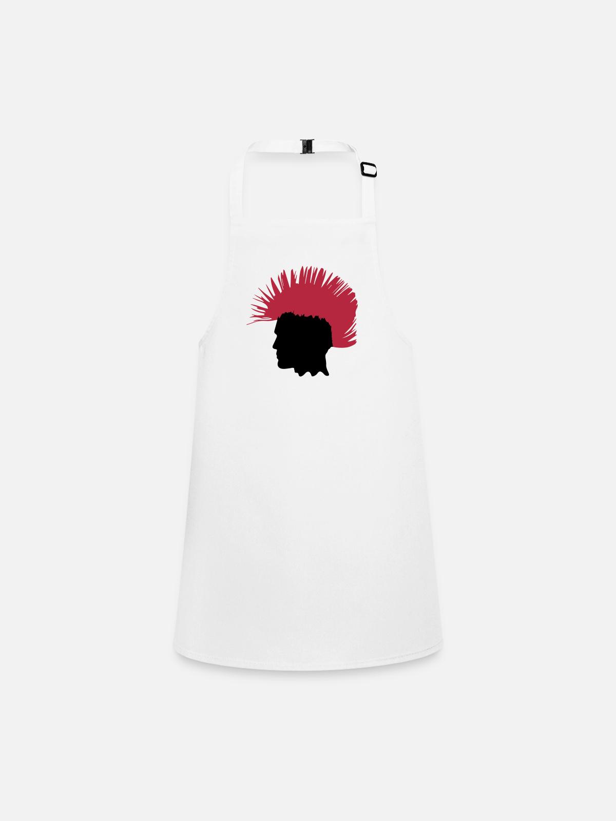 PUNK - Children's Apron - white - Front