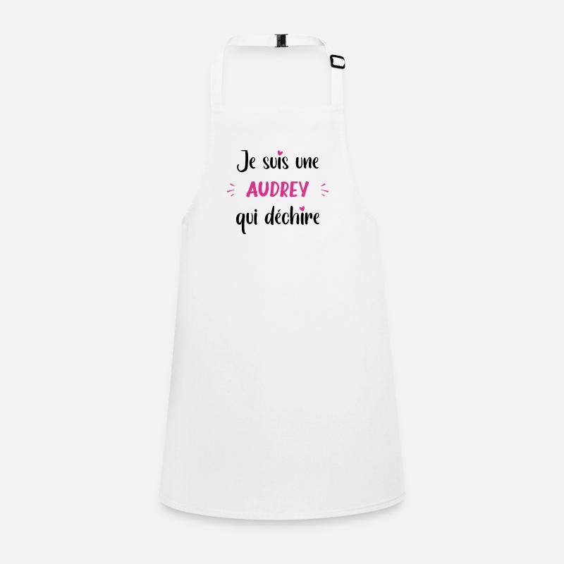Je suis une audrey qui déchire Tablier Enfant