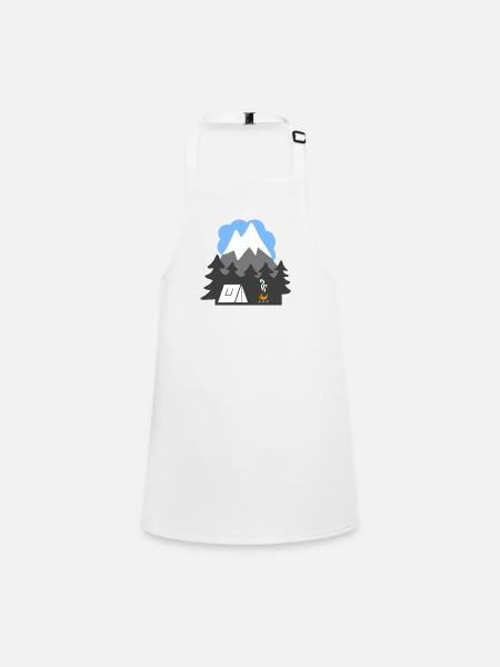NATURE TENTES MONTAGNE HEAVEN - Tablier Enfant - blanc - Devant