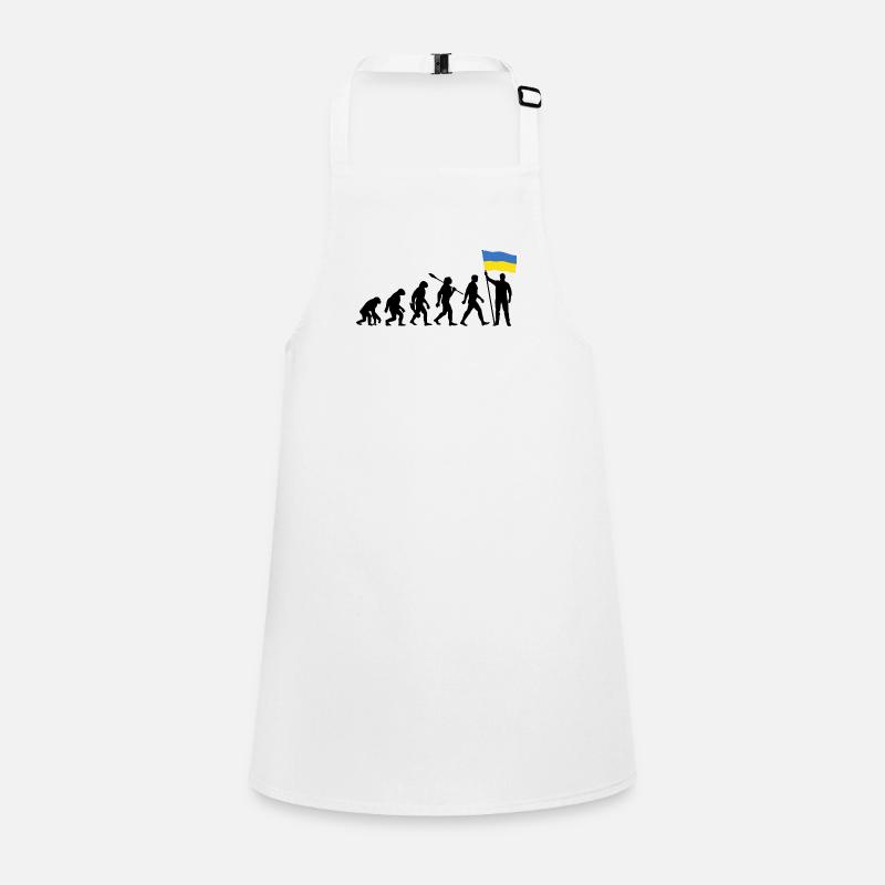 Ukraine - Evolution - Flag - Nation Children's Apron