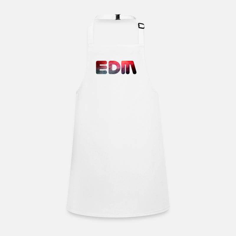 EDM - electronic dance music red2 Children's Apron
