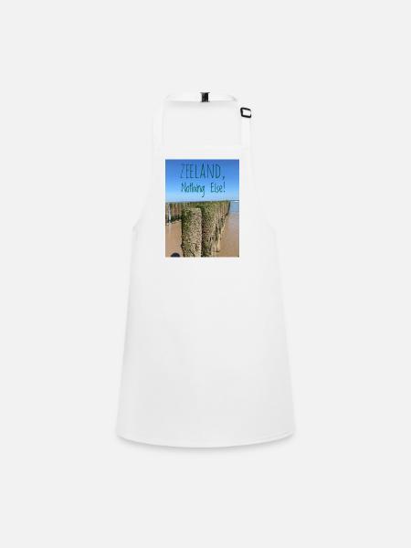 Zeeland Statements on the beach - Children's Apron - white - Front