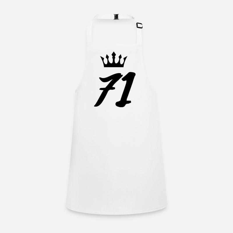 71 Number crown Children's Apron