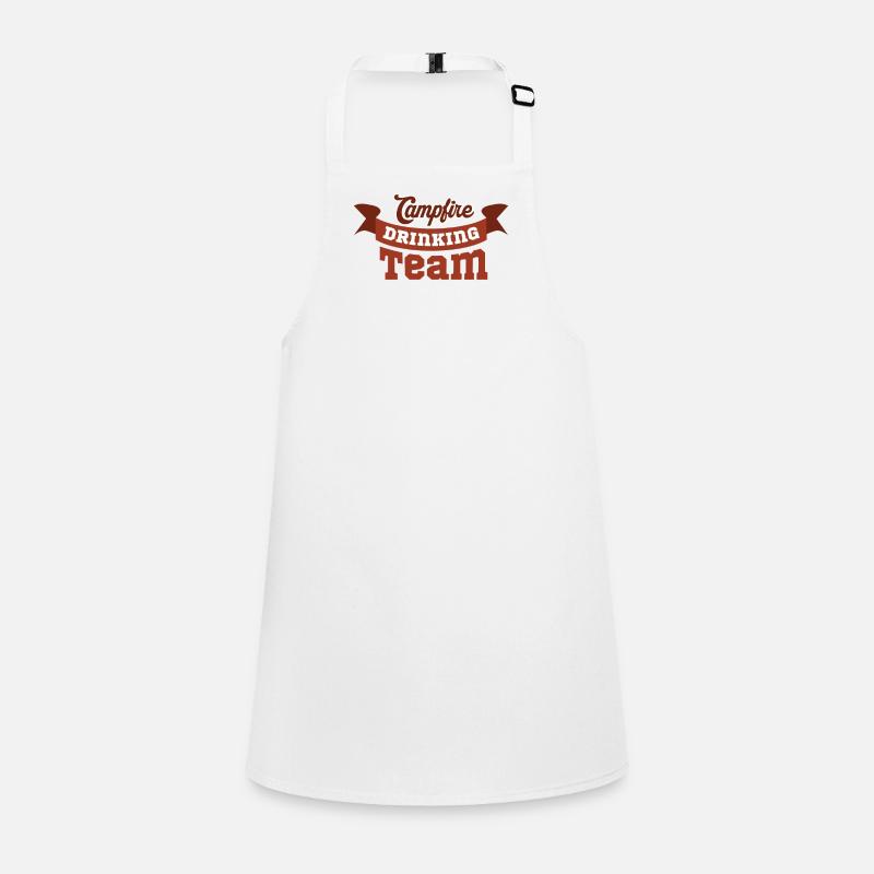 Camping Team Monogram Design Children's Apron