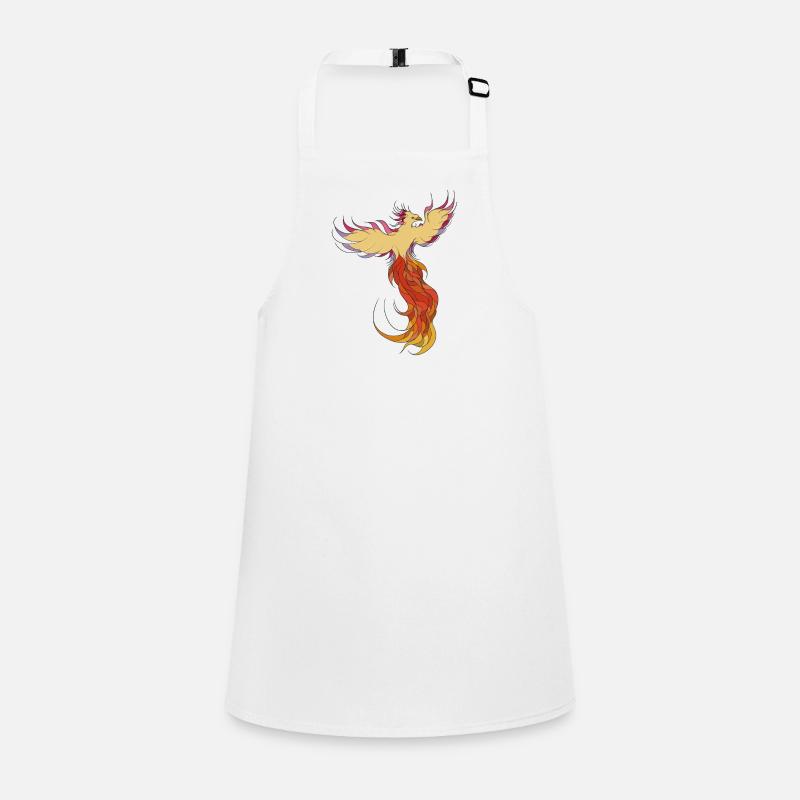 Phönix erhebt sich aus der Asche Schürze für Kinder