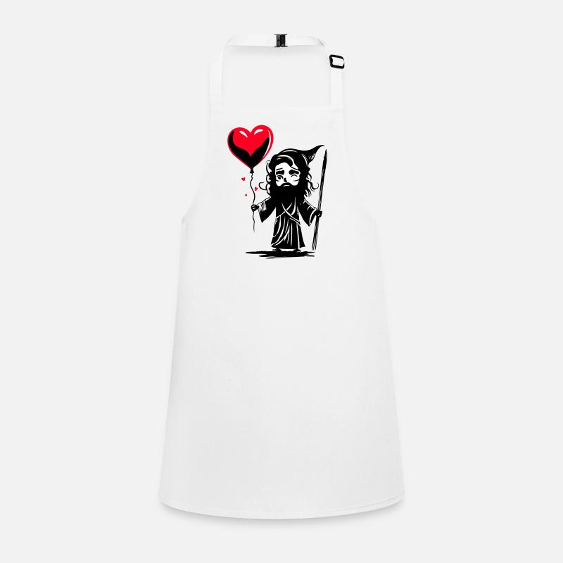 Odin avec ballon cœur - Heartful Creatures Tablier Enfant