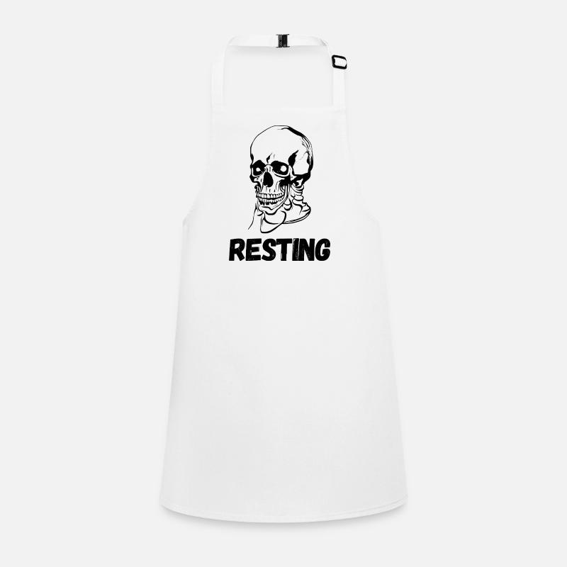 Resting skull Children's Apron
