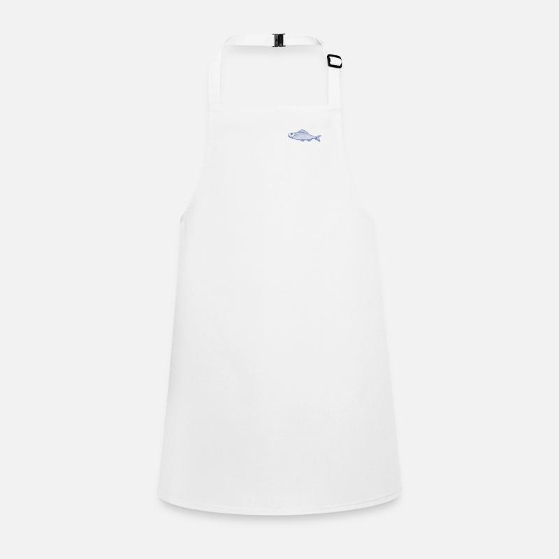 Sardine visuelles Geschenk nautisch-maritimer Trend Schürze für Kinder