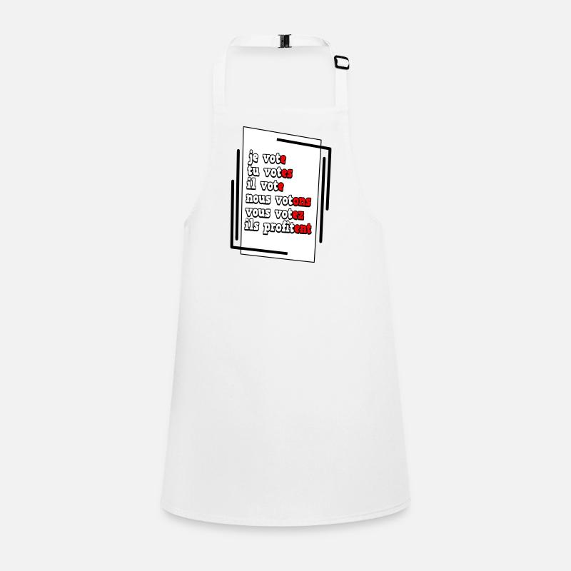 Humorous Electoral Commitment Poster Children's Apron