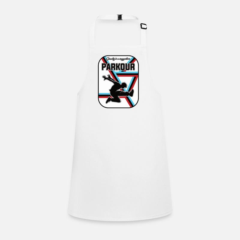 Parkour Design – Gravity is a Suggestion Children's Apron