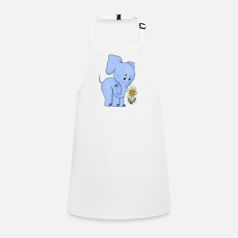 Elefant_und_Blume Children's Apron