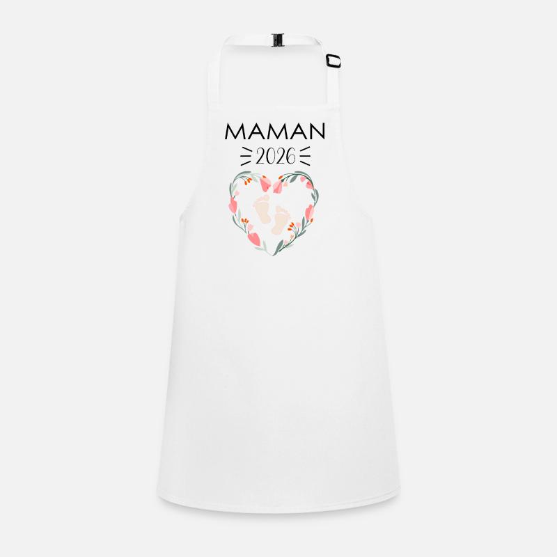 Werdende Mutter 2026 Schürze für Kinder