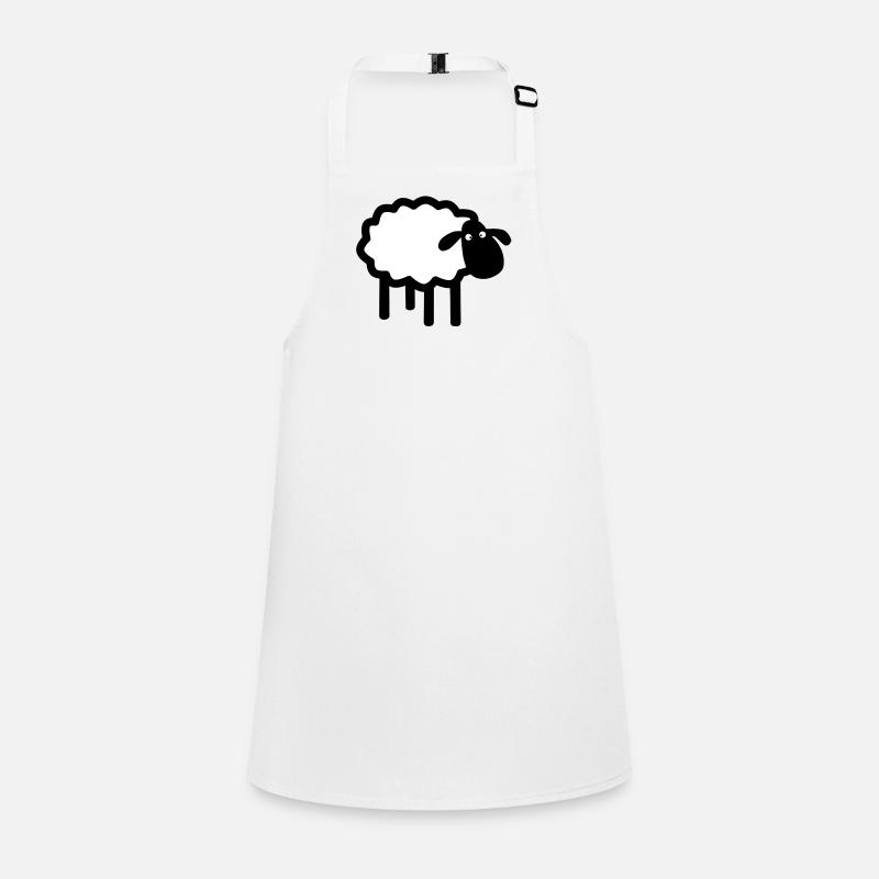 Silhouette du mouton coucou Tablier Enfant