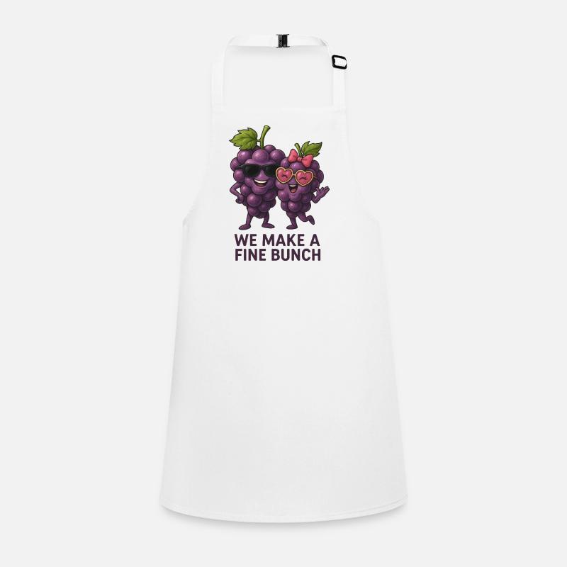 Une grappe fine de raisins avec style Tablier Enfant