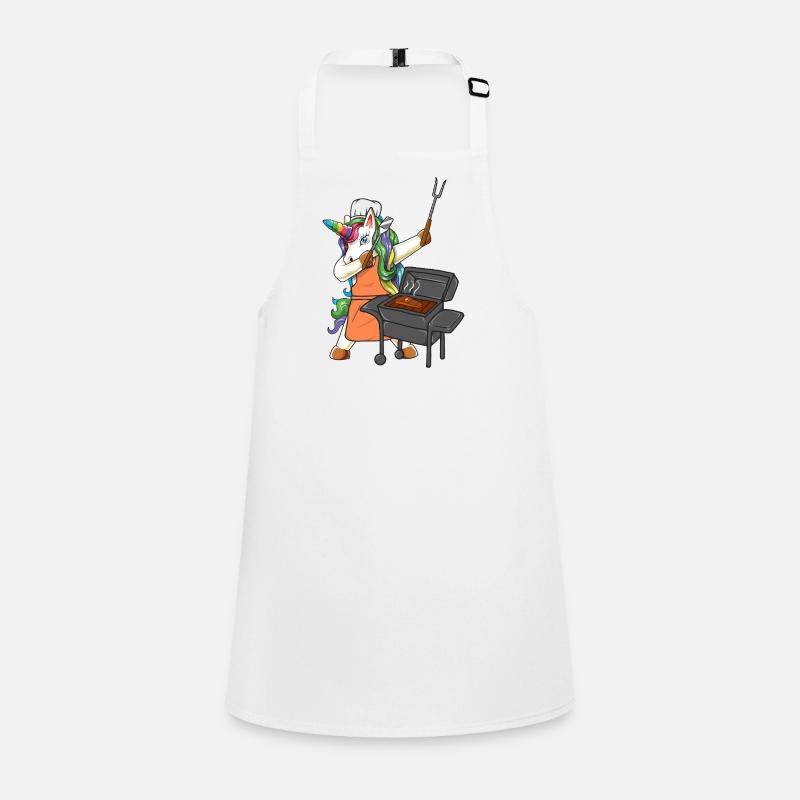 Dabbing Unicorn BBQ Grill Master Funny Barbecue Children's Apron