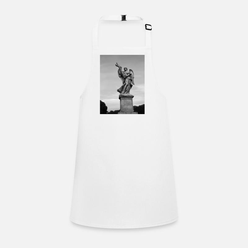 Statue d’ange avec croix grise Tablier Enfant