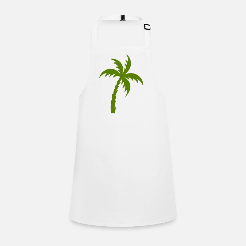 Silhouette de palmier style tropical Tablier Enfant