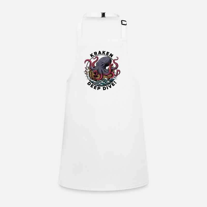 Kraken Deep Dive Attack Ship Children's Apron