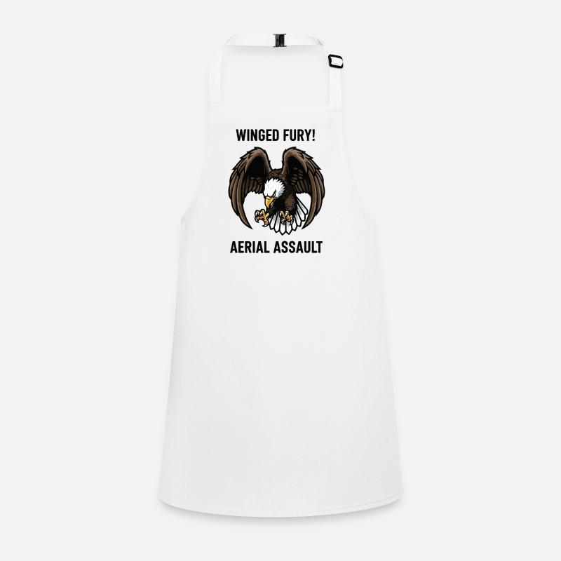 Winged Fury Golden Eagle Attack Children's Apron