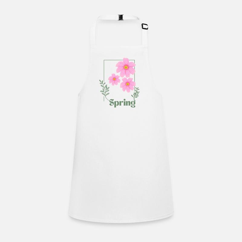 Spring Floral Design Pink Children's Apron