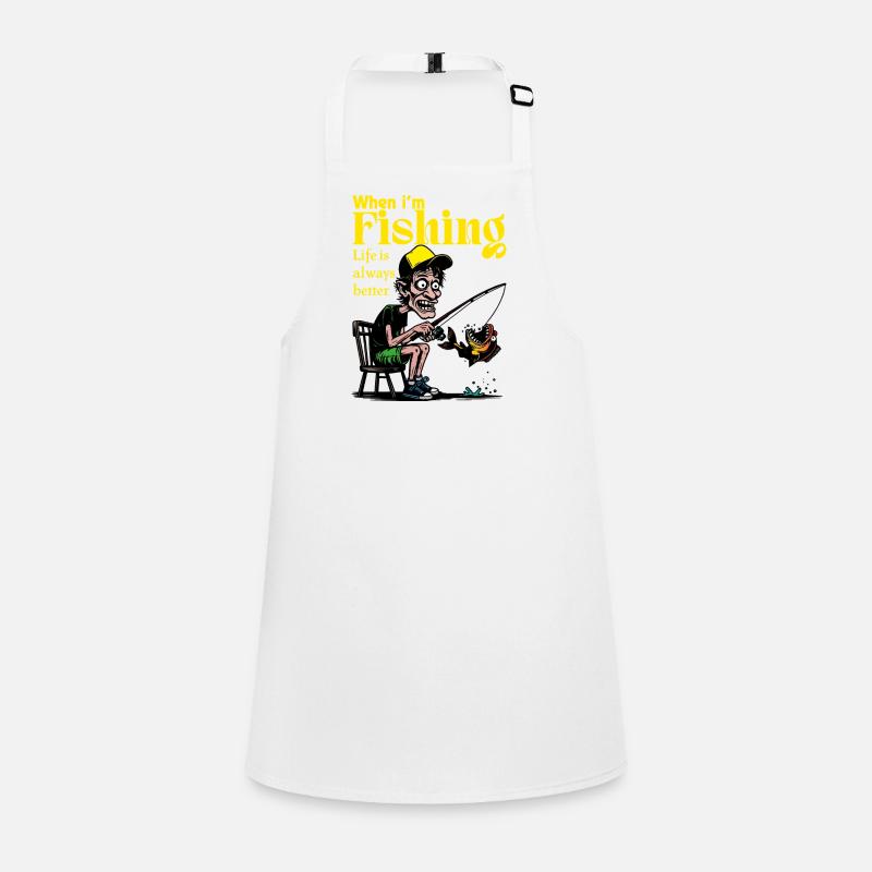 WhenIAmFishing Children's Apron