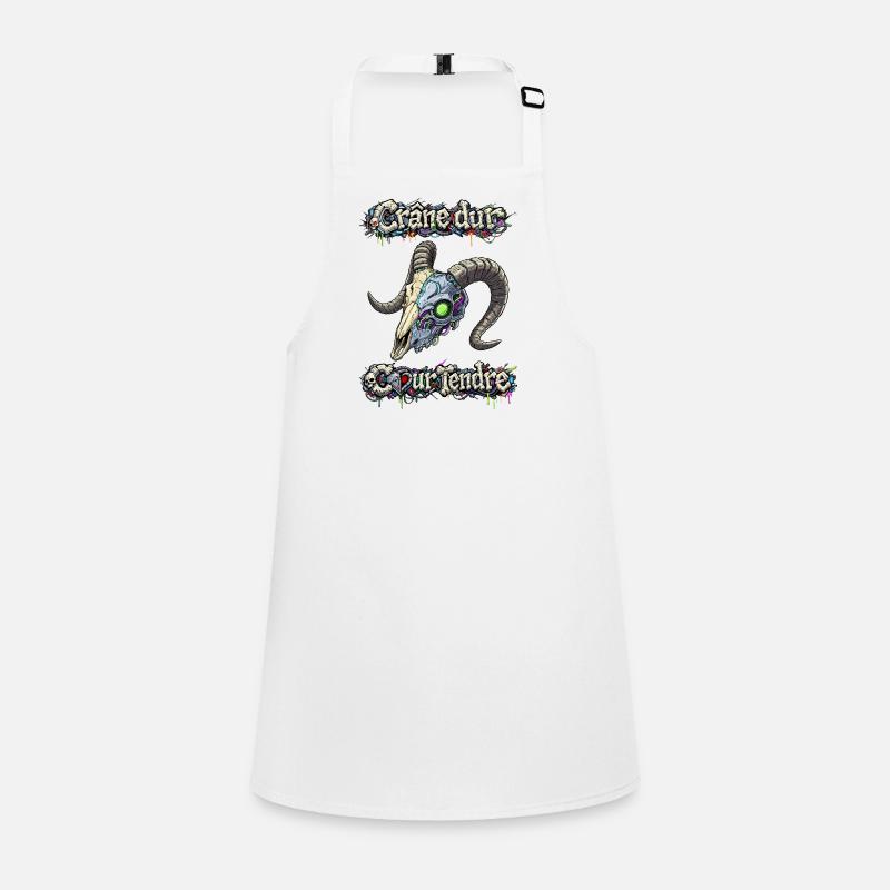 Cyber Goat - Hard Skull Soft Heart Children's Apron