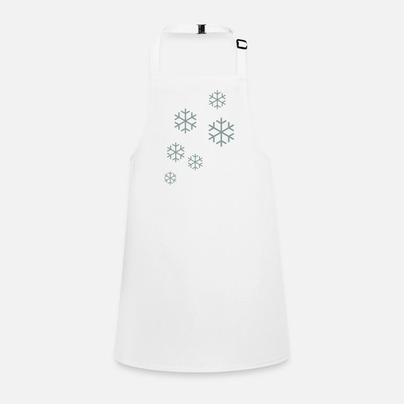 Schneeflocken Schürze für Kinder