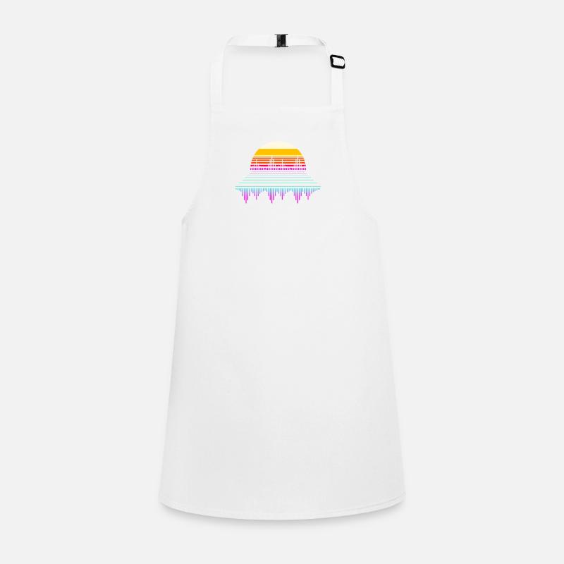 Djing Label Keyboard DJ Children's Apron