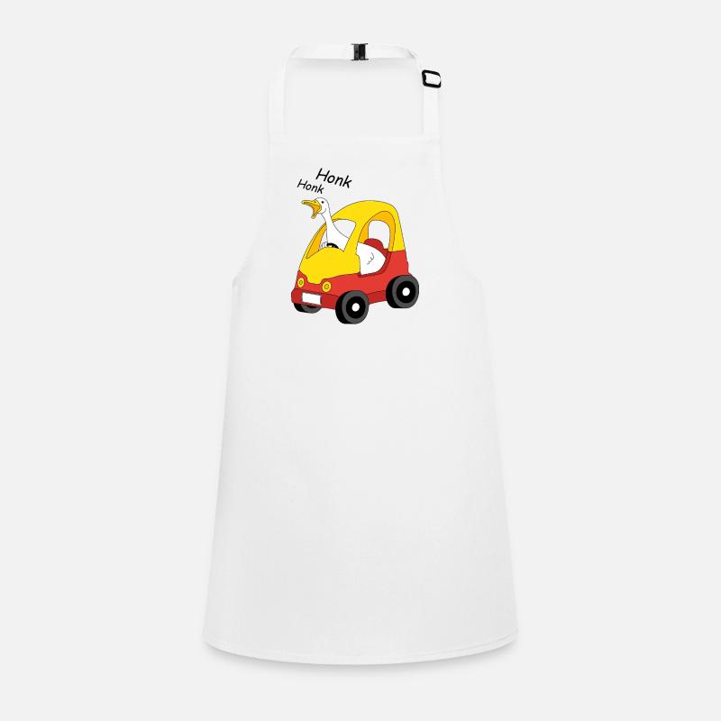 Gans am steuer Schürze für Kinder