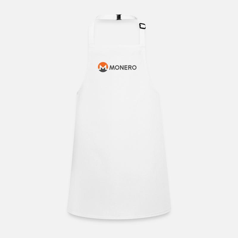 Monero - Private Cryptocurrency - Children's Apron - white
