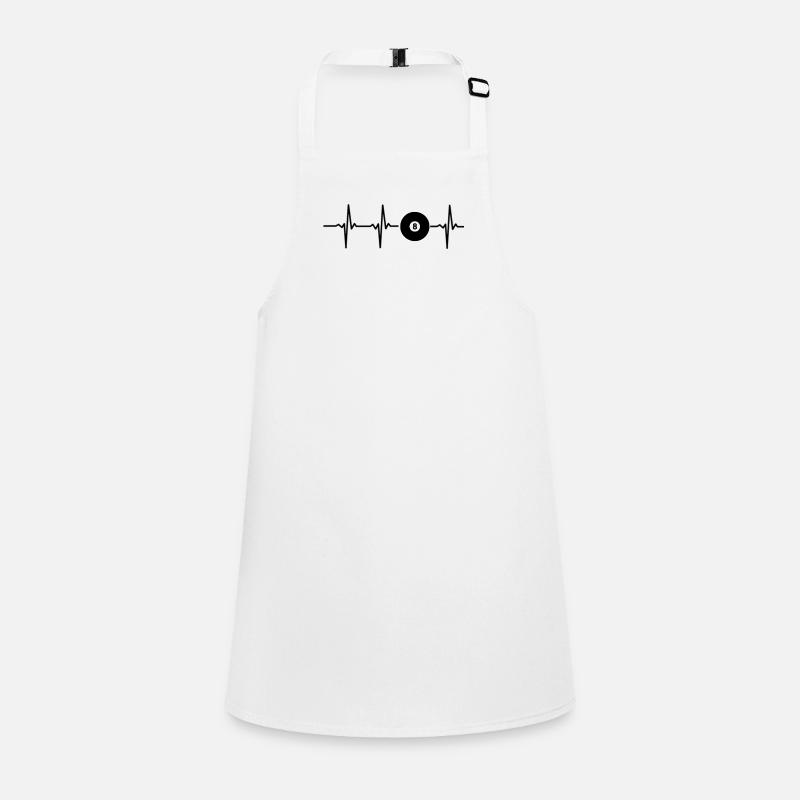 Pool Billard Kugel 8 Geschenk Snooker Herzfrequenz Schürze für Kinder