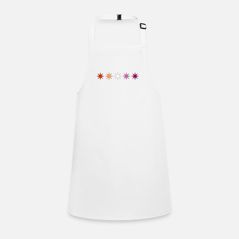 Subtle Lesbian Pride stars Children's Apron