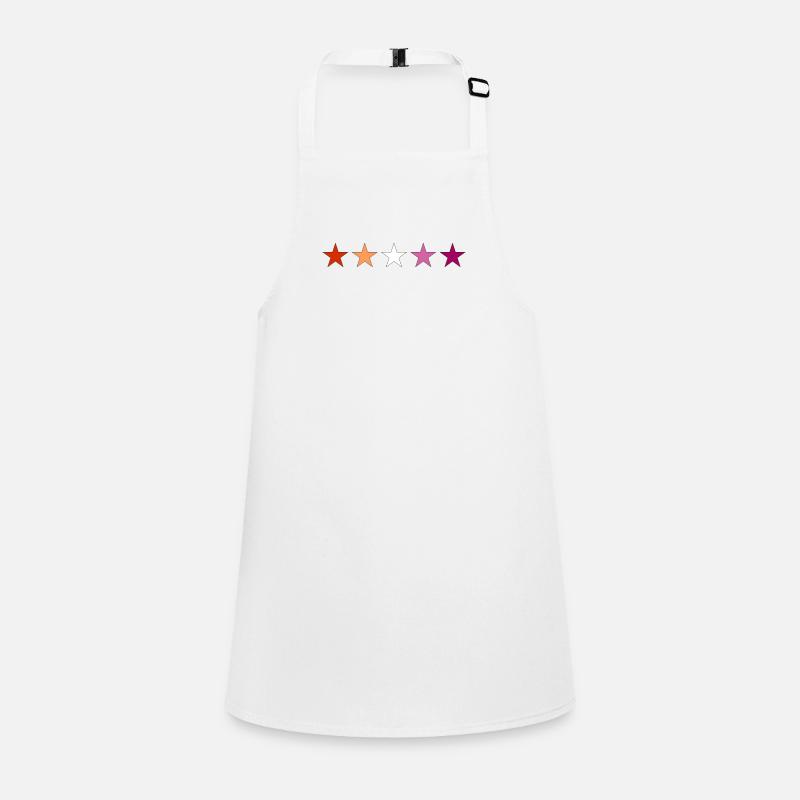 Subtle Lesbian Pride stars Children's Apron