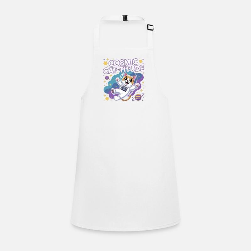Chat Cosmique – Pouvoir Intergalactique du Chat Tablier Enfant