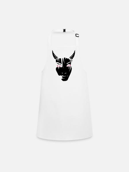 Devil Girl - Tablier Enfant - blanc - Devant