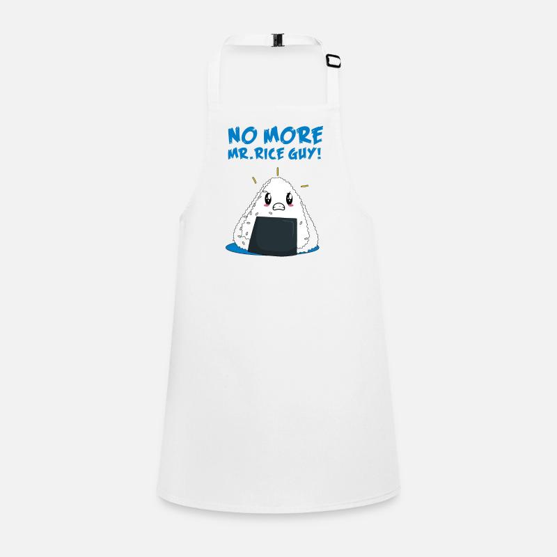 Funny No More Rice Guy Schürze für Kinder